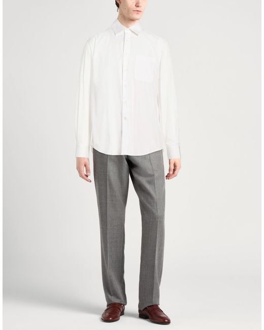 Camicia di Lanvin in White da Uomo