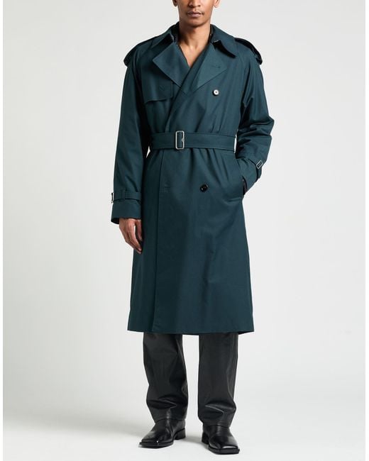Burberry Blue Overcoat & Trench Coat for men