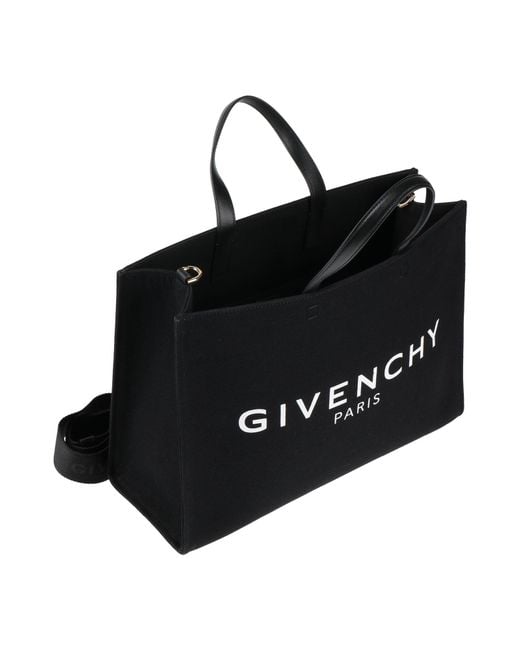 Givenchy Black Handbag Cotton, Linen, Polyurethane