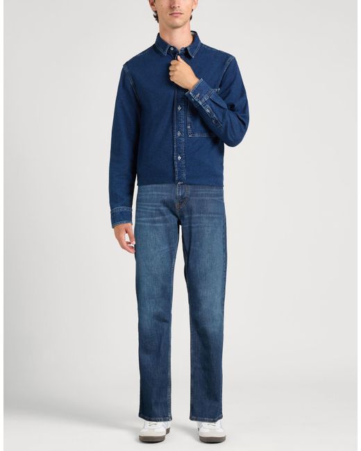 FRAME Blue Jeans Cotton, Polyester, Elastane for men