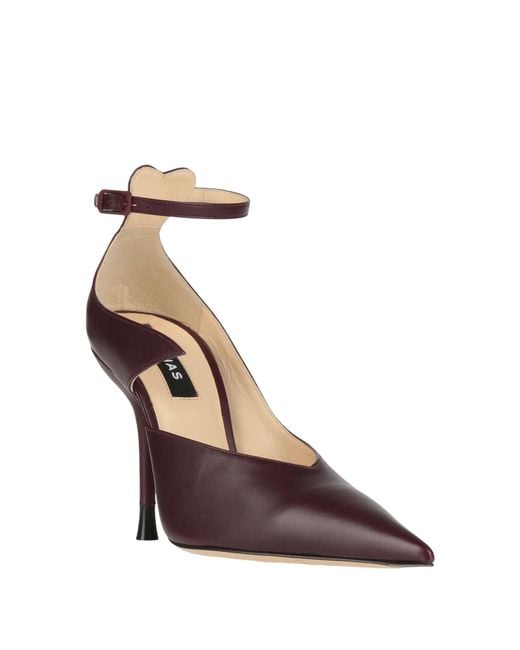 Rochas Brown Pumps Leather