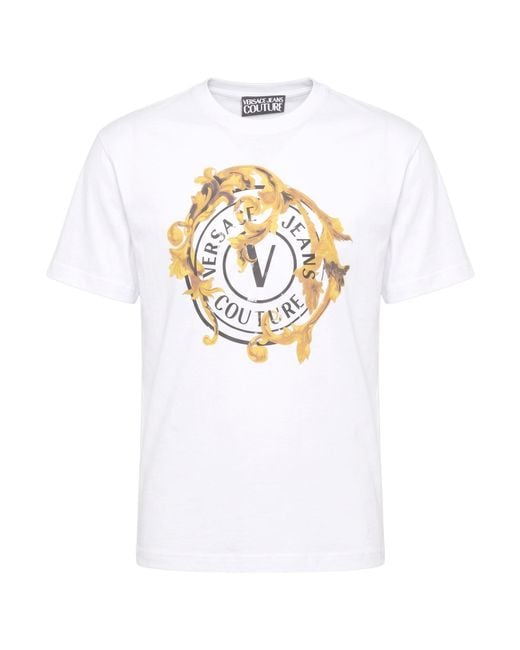 Versace Jeans Couture White T-Shirt Cotton for men