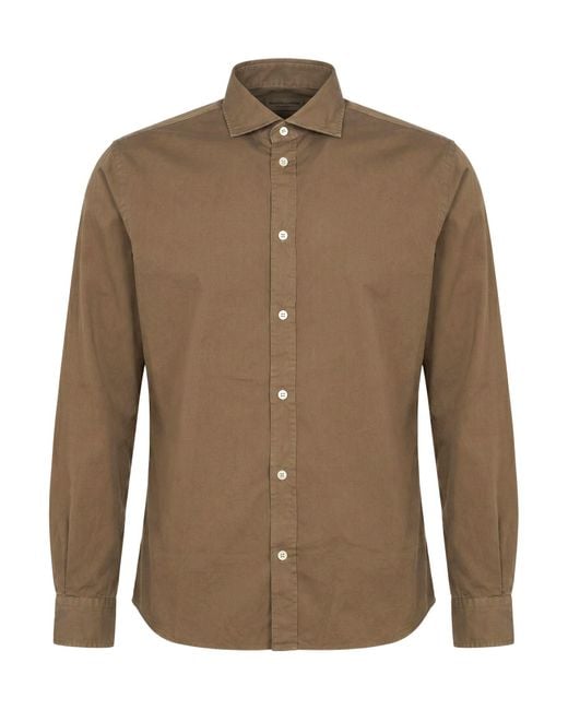 MASTRICAMICIAI Brown Shirt for men