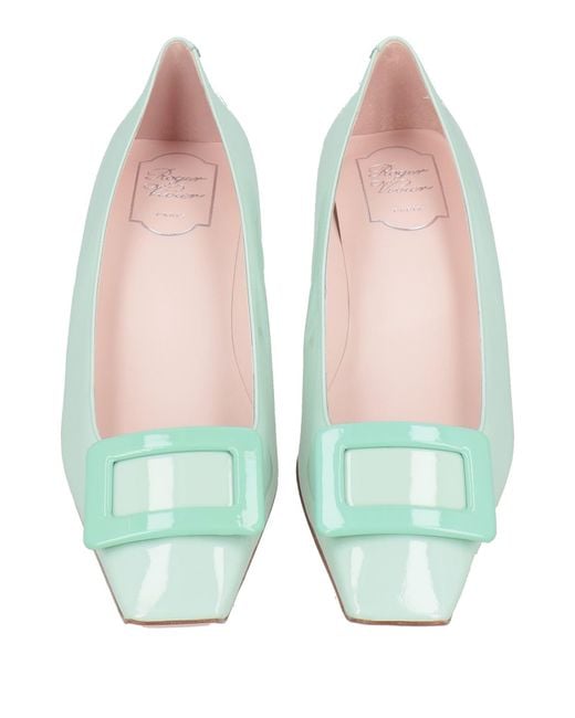 Roger Vivier Green Pumps