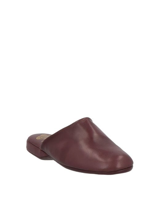 Church's Brown Burgundy House Slipper Leather for men