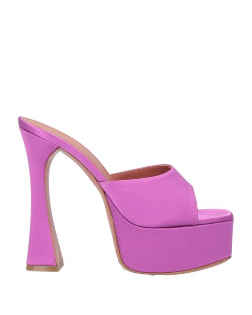 AMINA MUADDI Purple Sandals