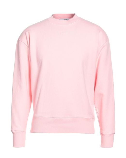 MSGM Pink Sweatshirt Cotton for men