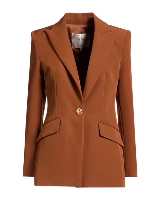 W Les Femmes By Babylon Brown Blazer