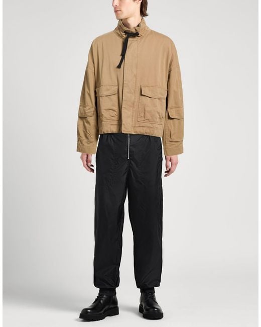 Isabel Benenato Natural Camel Jacket Cotton for men