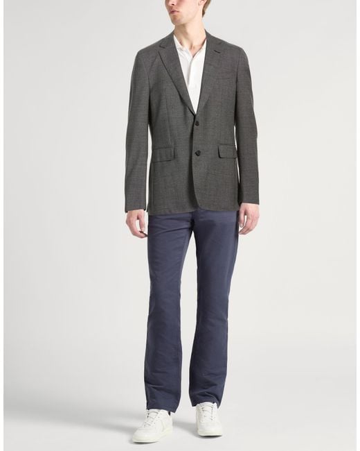 Dunhill Gray Blazer Wool for men