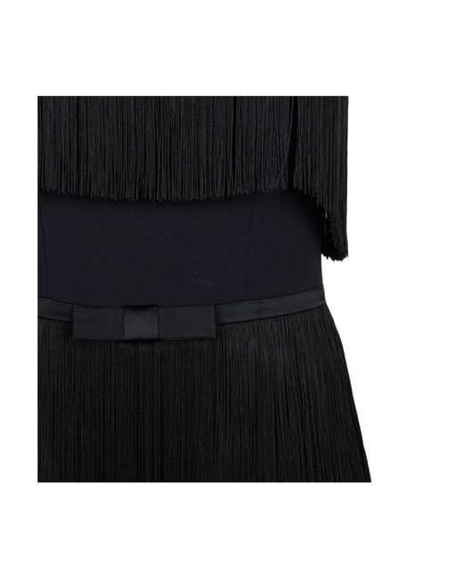 Robe courte Elisabetta Franchi en coloris Black