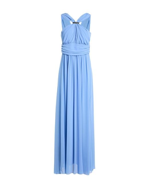 Liu Jo Blue Maxi Dress Polyester