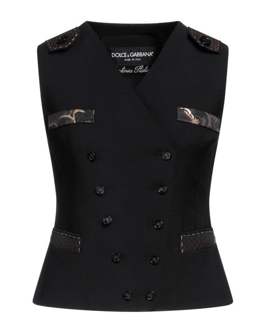 Dolce & Gabbana Black Waistcoat