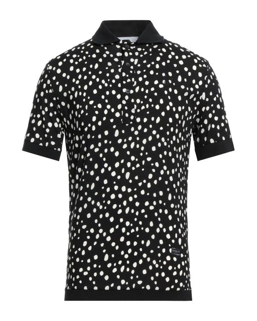 Gaelle Paris Black Polo Shirt for men