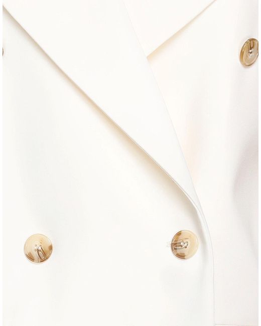 Loulou de Saison White Blazer Wool, Elastane