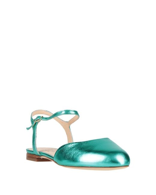 Agl Attilio Giusti Leombruni Green Ballet Flats