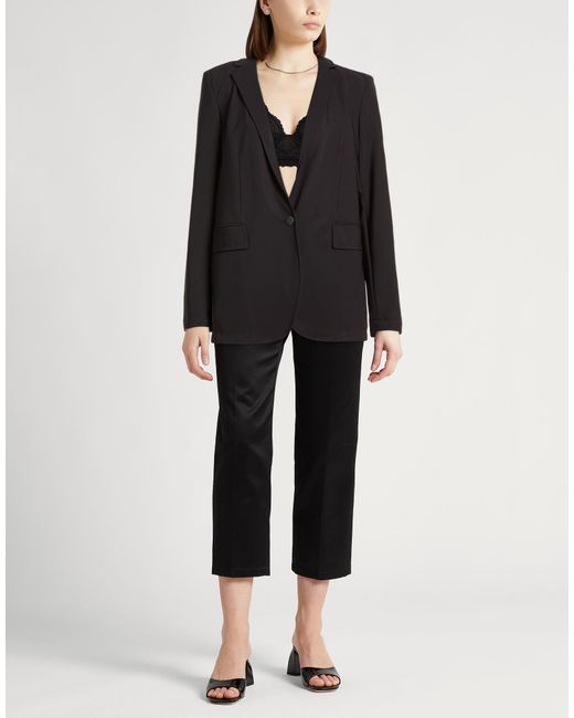 Theory Black Blazer Polyamide, Elastane