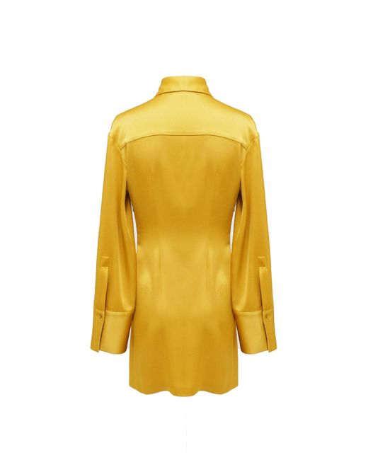 Robe courte Blumarine en coloris Yellow
