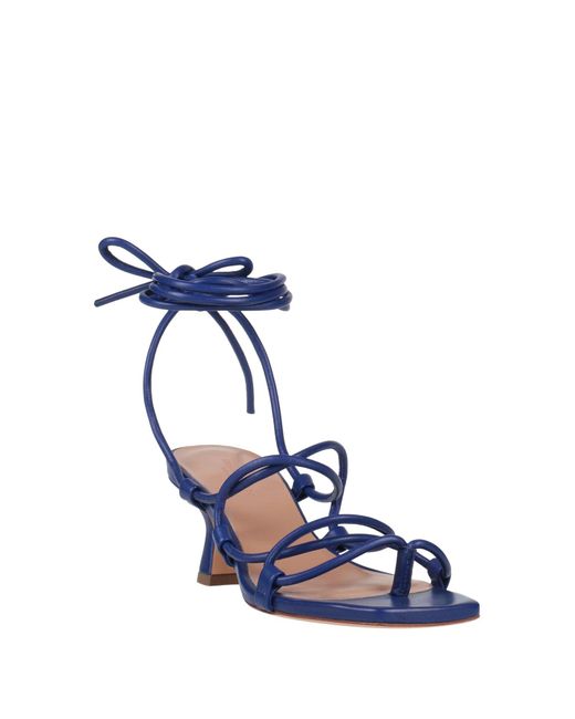 Erika Cavallini Semi Couture Blue Sandale