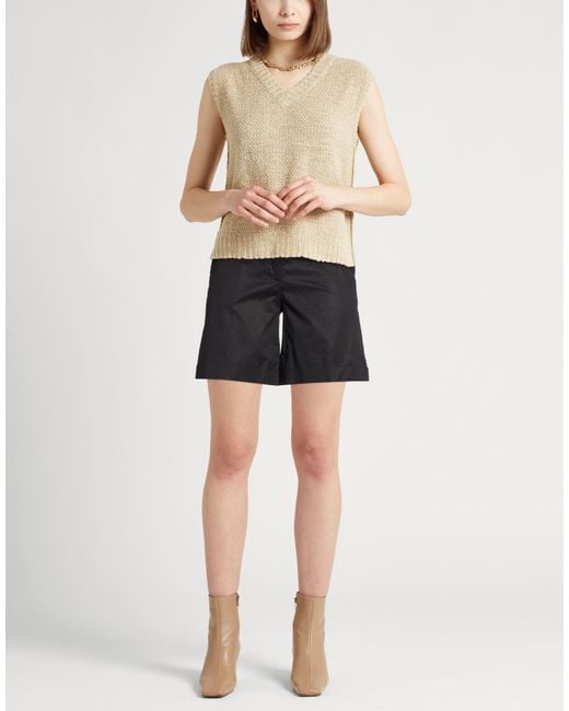 Peserico Black Shorts & Bermuda Shorts