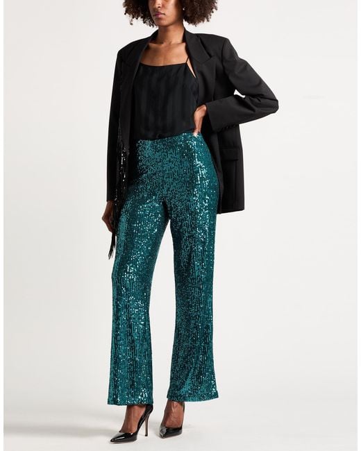 Pennyblack Green Deep Pants Polyester, Elastane