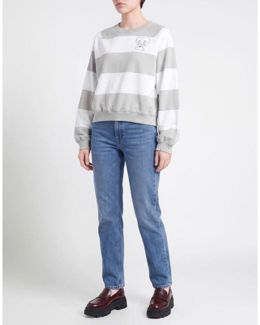 Tommy Hilfiger Gray Sweatshirt Cotton