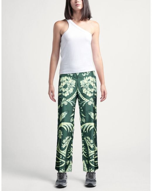 F.R.S For Restless Sleepers Green F.R. For Restless Sleepers Dark Pants Silk