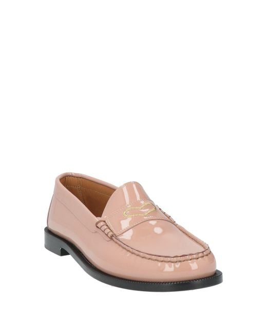 A.Bocca Pink Fuchsia Loafers Leather