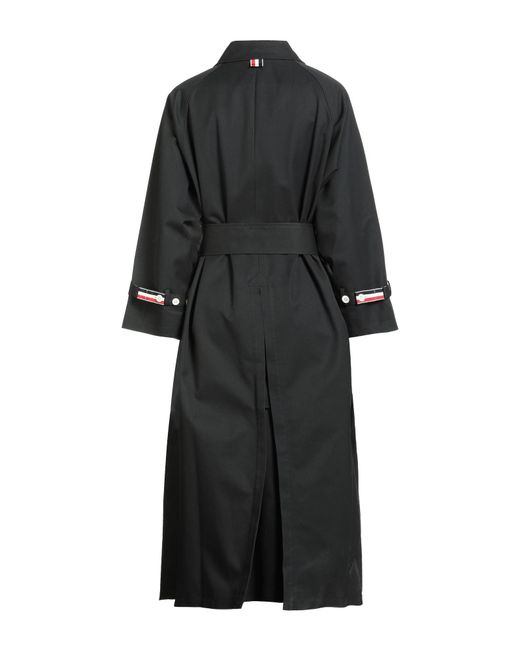 Thom Browne Black Overcoat & Trench Coat