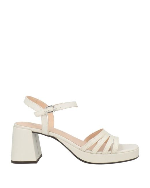 Wonders Natural Sandals Leather