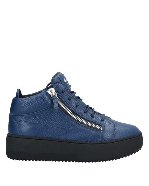 blue giuseppe high tops