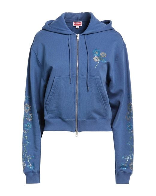 KENZO Blue Sweatshirt Cotton