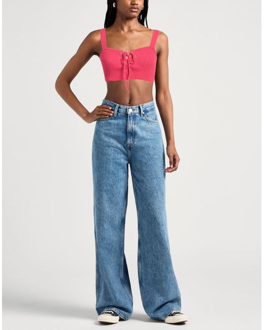 MSGM Pink Top Viscose, Polyester