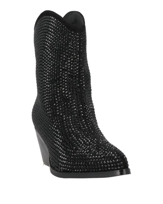 Tosca Blu Black Ankle Boots