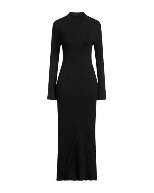 Majestic Filatures Black Maxi-Kleid