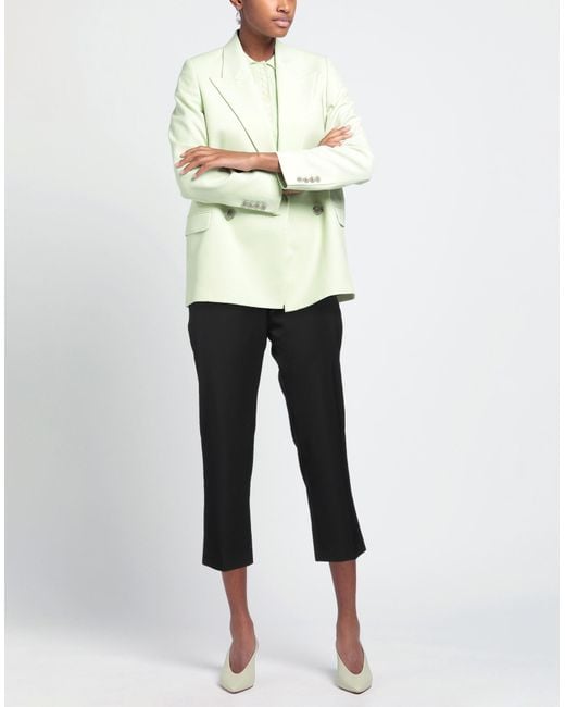 Lanvin Black Pants Virgin Wool, Cotton