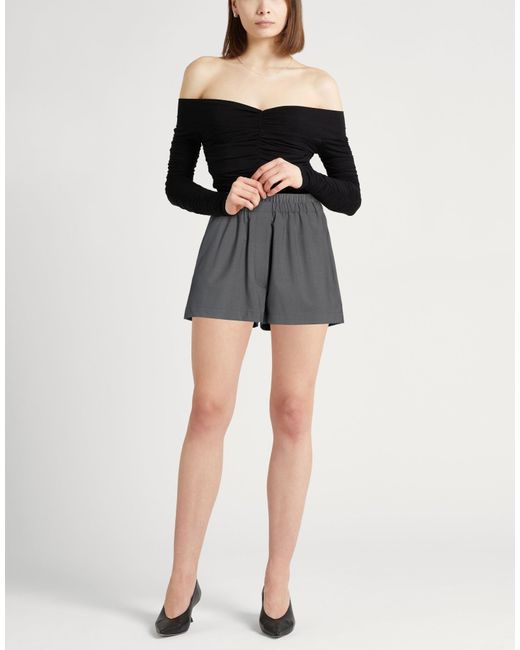 Alysi Gray Shorts & Bermuda Shorts