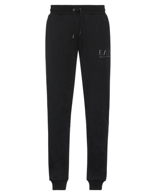 EA7 Black Pants for men