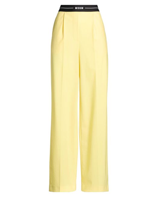 MSGM Yellow Pants