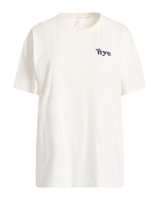 Rag & Bone White Ivory T-Shirt Cotton