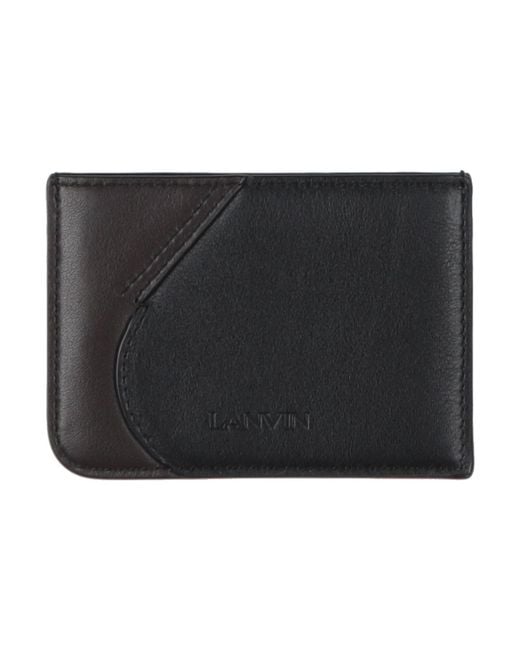 Lanvin Black Cardholder for men
