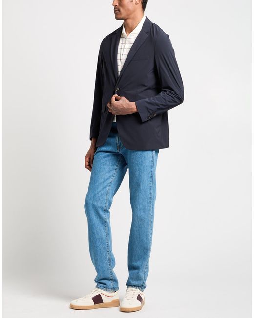 Rrd Blue Midnight Blazer Polyamide, Elastane for men