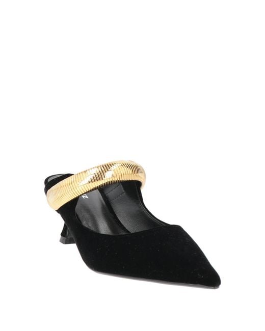 Lola Cruz Black Mules & Clogs