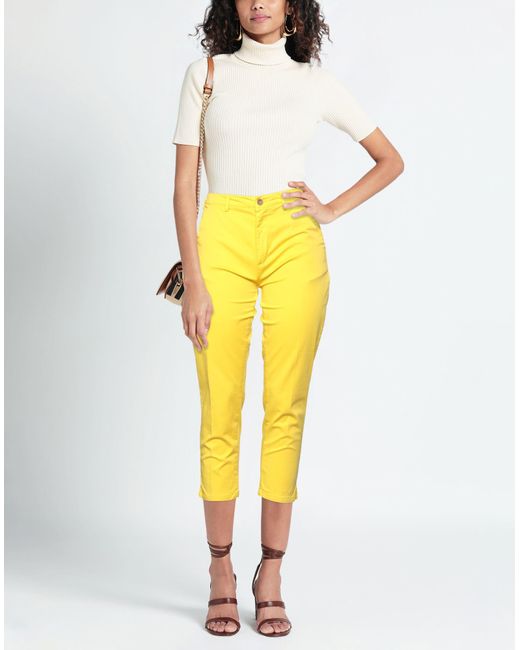 40weft Yellow Trouser