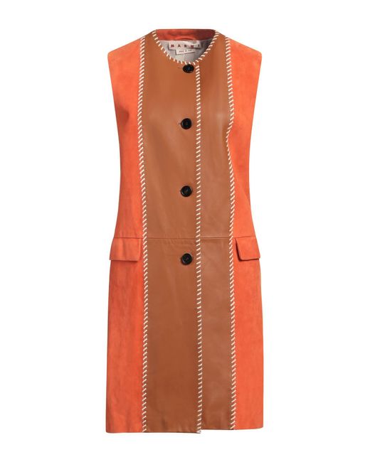 Marni Orange Jacke, Mantel & Trenchcoat