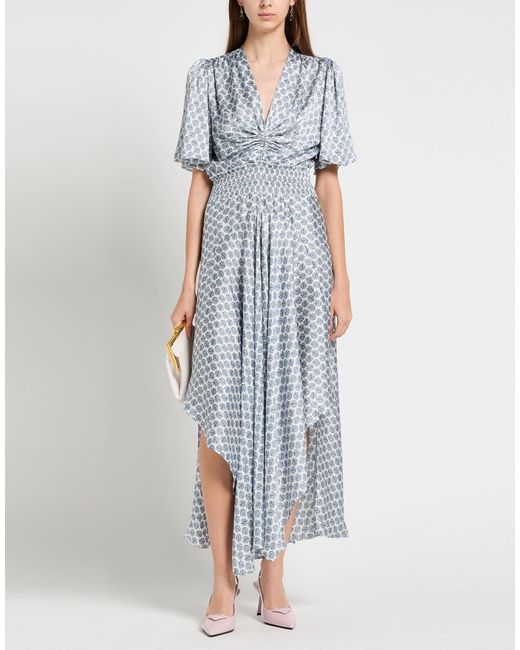 Maje White Midi Dress Polyester