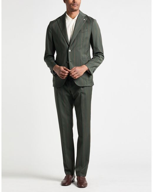 Manuel Ritz Green Suits for men