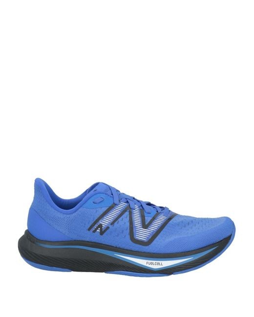 New Balance Blue Sneakers Textile Fibers for men