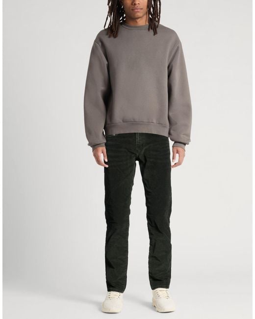 DIESEL Black Pants Cotton, Polyester, Elastane for men