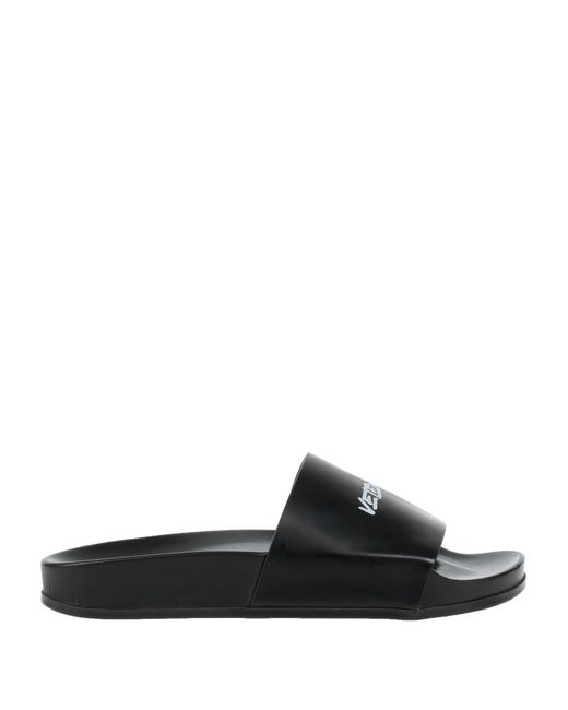 Vetements Black Sandals